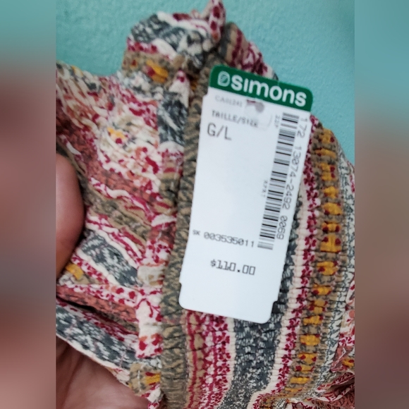 NWT - Boho Mosaic Romper - Picture 7 of 7